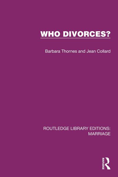 Produktbild: Who Divorces?