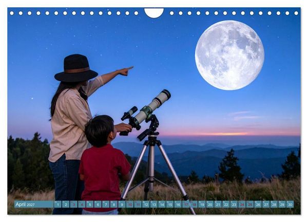 Produktbild: Die Sehnsucht nach den Sternen (Wandkalender 2027 DIN A4 quer), CALVENDO Monatskalender