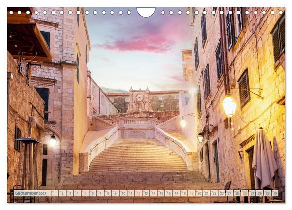Produktbild: Dubrovnik historische Altstadt - UNESCO‑Welterbe im sonnigen Kroatien (Wandkalender 2027 DIN A4 quer), CALVENDO Monatskalender