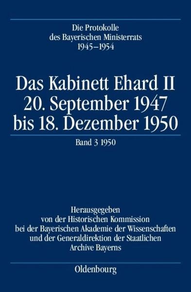 Produktbild: Das Kabinett Ehard II