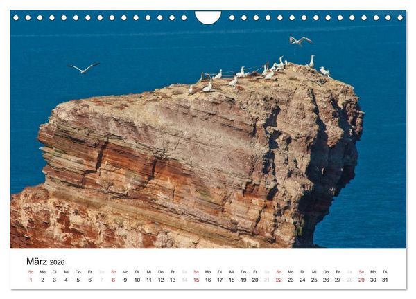 Produktbild: Helgoland (Wandkalender 2026 DIN A4 quer), CALVENDO Monatskalender