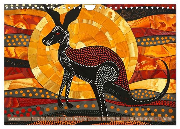 Produktbild: Aborigines - Farben des Outback (Wandkalender 2026 DIN A4 quer), CALVENDO Monatskalender