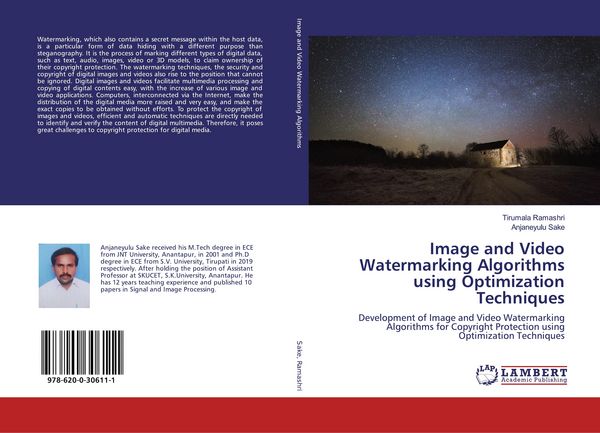 Produktbild: Image and Video Watermarking Algorithms using Optimization Techniques