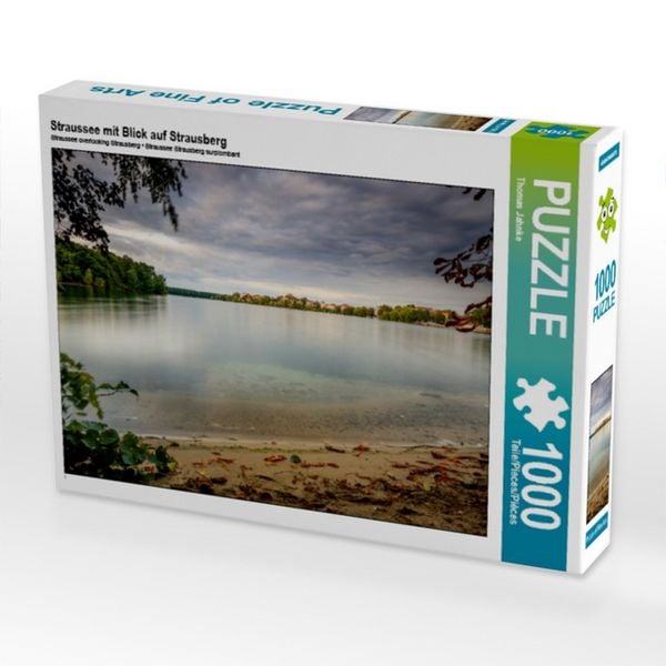 Produktbild: CALVENDO Puzzle Straussee mit Blick auf Strausberg 1000 Teile Puzzle quer | 1000 Teile Lege-Gr&ouml;&szlig;e 64 &times; 48 cm Foto-Puzzle f&uuml;r gl&uuml;ckliche Stunden