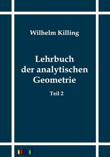 Produktbild: Lehrbuch der analytischen Geometrie