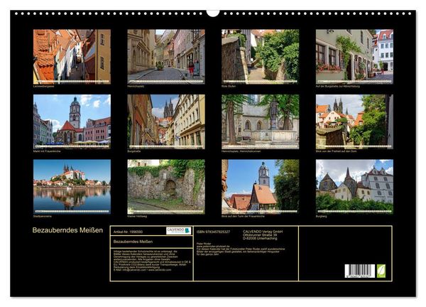 Produktbild: Bezauberndes Mei&szlig;en (Wandkalender 2026 DIN A2 quer), CALVENDO Monatskalender