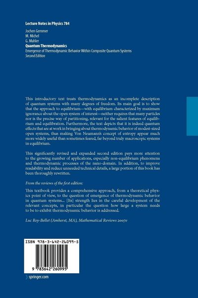 Produktbild: Quantum Thermodynamics