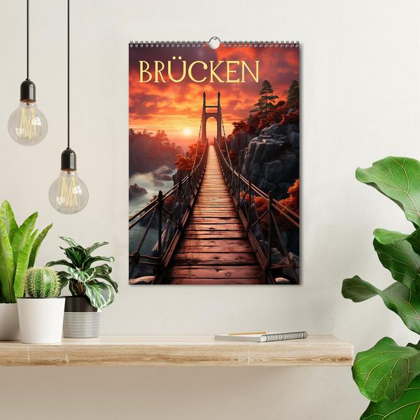 Produktbild: Br&uuml;cken (Wandkalender 2026 DIN A3 hoch), CALVENDO Monatskalender