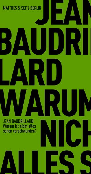 Produktbild: Warum ist nicht alles schon verschwunden?