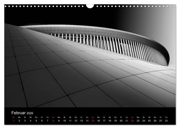 Produktbild: Black-Schwarz-Noir 2026 (Wandkalender 2026 DIN A3 quer), CALVENDO Monatskalender