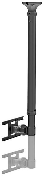 Produktbild: Neomounts Monitor-Deckenhalterung FPMA-C100 1 Display(s) 25,4 cm (10") - 76,2 cm (30") Schwarz H&ouml;henverstellbar, Neigbar, Schwenkbar, Rotierbar