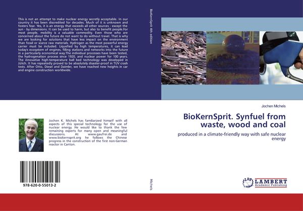 Produktbild: BioKernSprit. Synfuel from waste, wood and coal