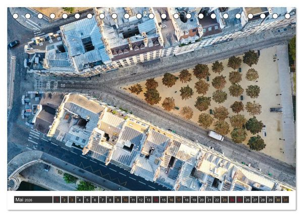 Produktbild: Bonjour Paris (Tischkalender 2026 DIN A5 quer), CALVENDO Monatskalender