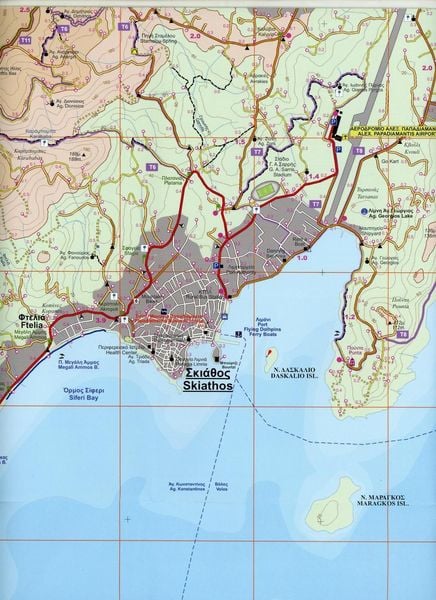 Produktbild: Skiathos 1 : 15 000