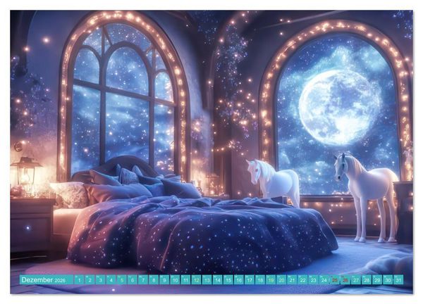 Produktbild: Traumhafte Illusionen - Imagin&auml;r und surreal (hochwertiger Premium Wandkalender 2026 DIN A2 quer), Kunstdruck in Hochglanz