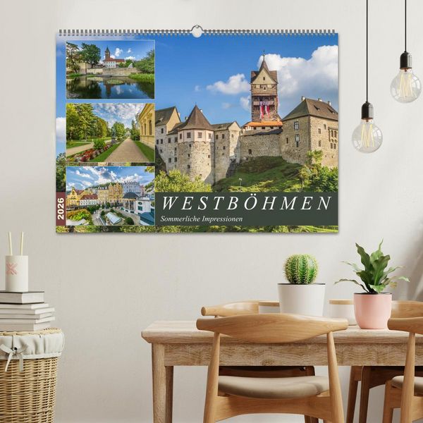 Produktbild: WESTB&Ouml;HMEN Sommerliche Impressionen (Wandkalender 2026 DIN A2 quer), CALVENDO Monatskalender