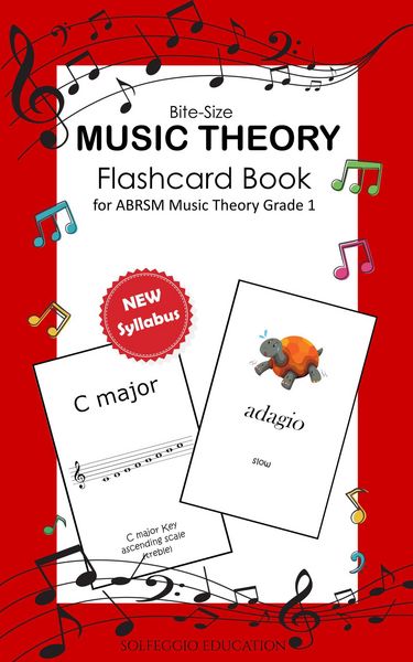 Produktbild: Bite-Size Music Theory Flashcard Book for ABRSM Music Theory Grade 1