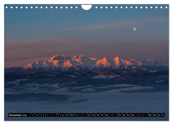 Produktbild: Tatra. Polen und Slowakei (Wandkalender 2026 DIN A4 quer), CALVENDO Monatskalender