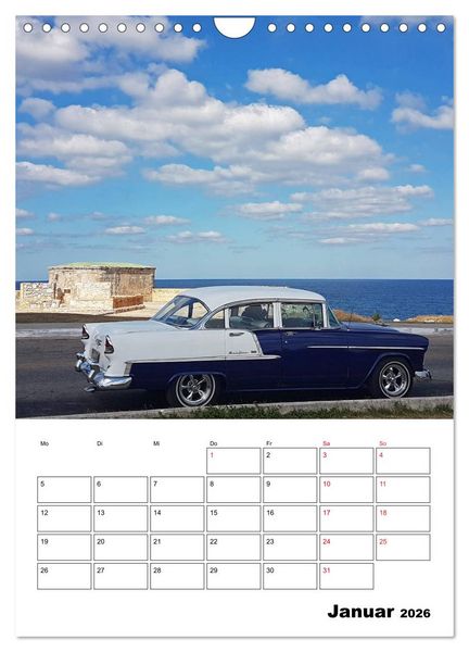 Produktbild: KARIBIK Oldtimer auf Kuba (Wandkalender 2026 DIN A4 hoch), CALVENDO Monatskalender