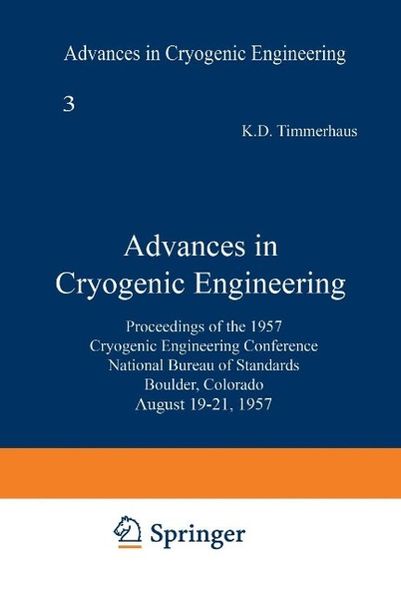 Produktbild: Advances in Cryogenic Engineering