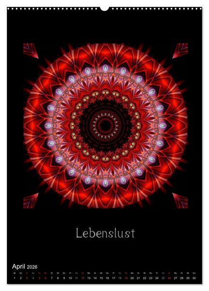 Produktbild: Mandalas - Spiegel der Seele (Wandkalender 2026 DIN A2 hoch), CALVENDO Monatskalender