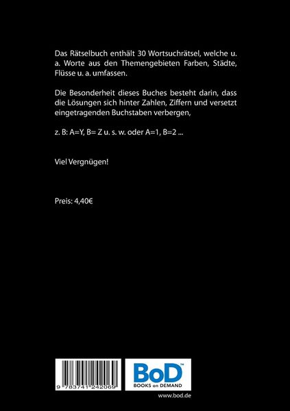Produktbild: Schwere Wortsuchr&auml;tsel