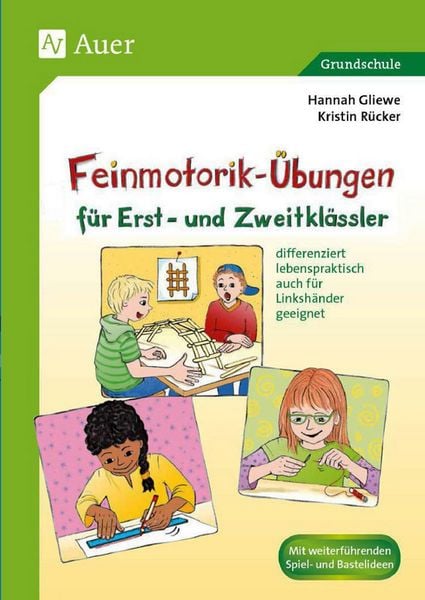 Produktbild: Feinmotorik-&Uuml;bungen f&uuml;r Erst- und Zweitkl&auml;ssler