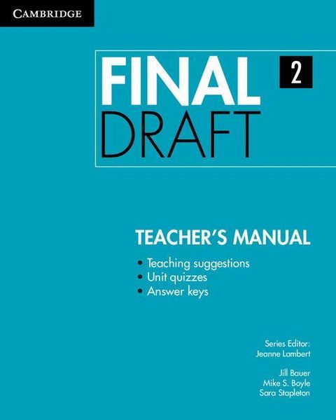 Produktbild: Final Draft Level 2 Teacher's Manual