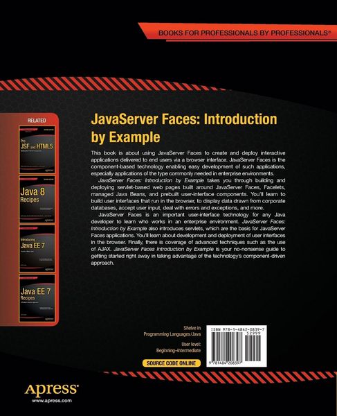Produktbild: JavaServer Faces: Introduction by Example