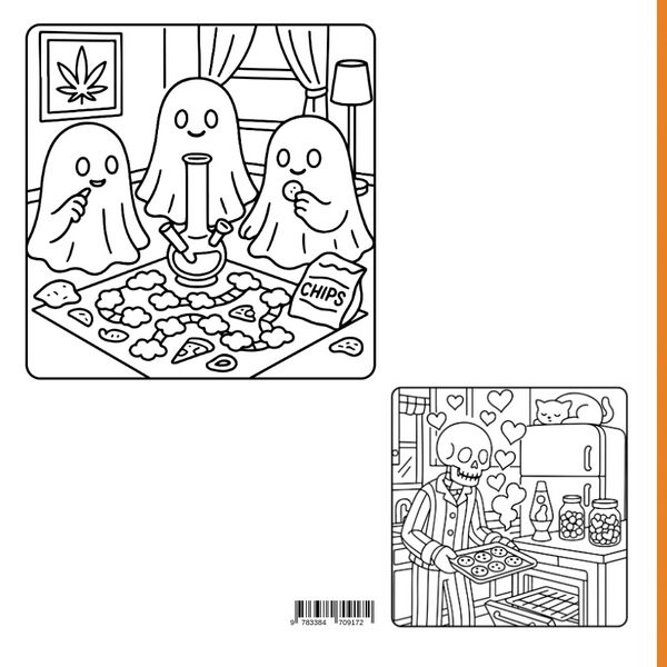 Produktbild: Spooky Stoner &ndash; Cute & Creepy Coloring Fun