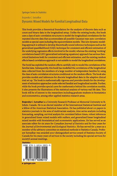 Produktbild: Dynamic Mixed Models for Familial Longitudinal Data