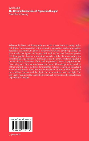 Produktbild: The Classical Foundations of Population Thought