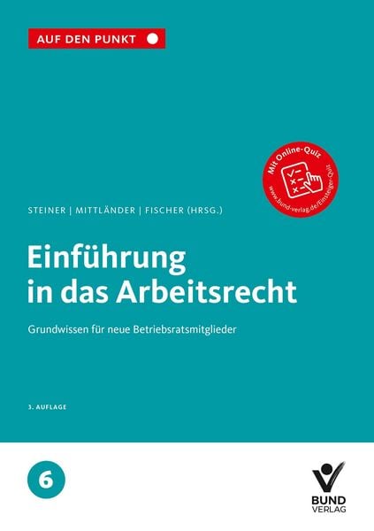 Produktbild: Einf&uuml;hrung in das Arbeitsrecht