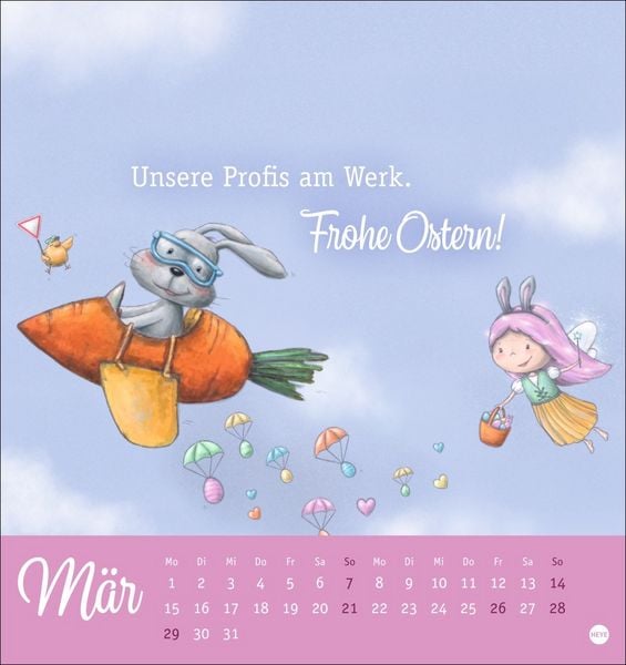 Produktbild: Zauberwesen Postkartenkalender 2027 - Zauberhafte Gr&uuml;&szlig;e f&uuml;r dich