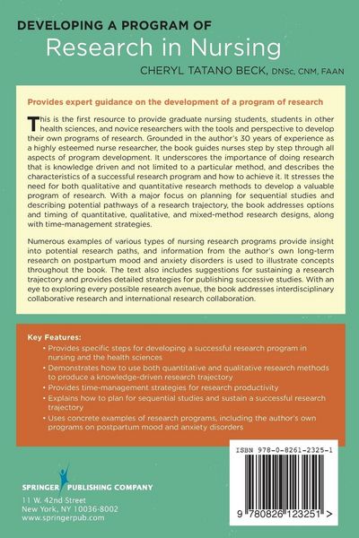 Produktbild: Developing a Program of Research in Nursing