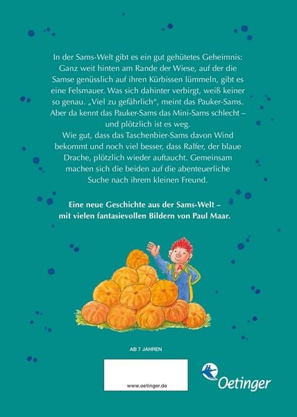 Produktbild: Das Sams 12. Das Mini-Sams ist weg