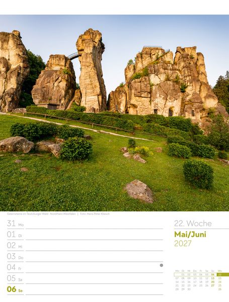 Produktbild: Malerisches Deutschland Wochenplaner Kalender 2027