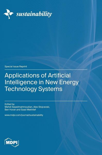 Produktbild: Applications of Artificial Intelligence in New Energy Technology Systems