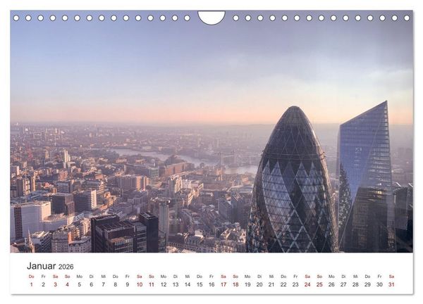 Produktbild: London - Die faszinierende Hauptstadt Englands. (Wandkalender 2026 DIN A4 quer), CALVENDO Monatskalender