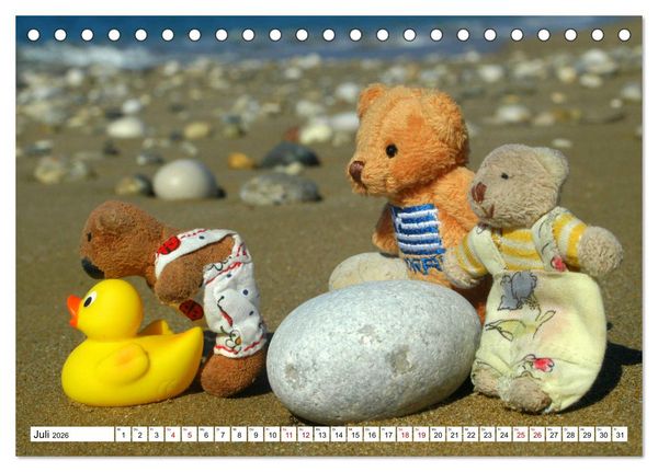 Produktbild: Die kleine Welt der Teddyb&auml;rchen (Tischkalender 2026 DIN A5 quer), CALVENDO Monatskalender