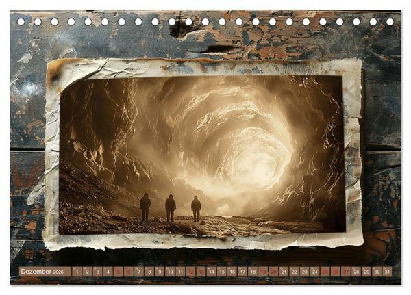 Produktbild: Verloren geglaubte Arch&auml;ologie (Tischkalender 2026 DIN A5 quer), CALVENDO Monatskalender