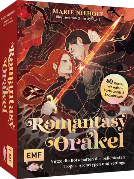Produktbild: Kartenset: Romantasy-Orakel | Nutze die Botschaften der beliebtesten Tropes, Archetypen und Settings