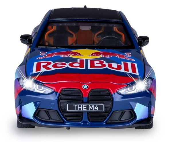 Produktbild: BMW M4 Diecast 1:24 blau inkl. Knopfzellen