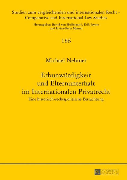 Produktbild: Erbunw&uuml;rdigkeit und Elternunterhalt im Internationalen Privatrecht