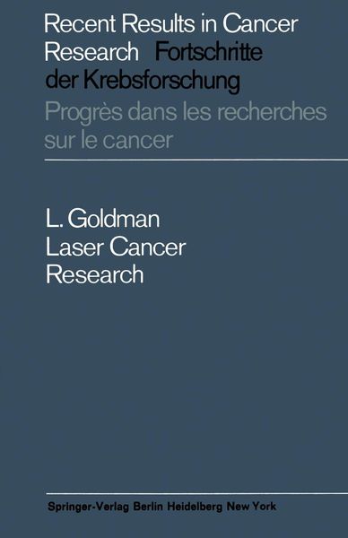 Produktbild: Laser Cancer Research