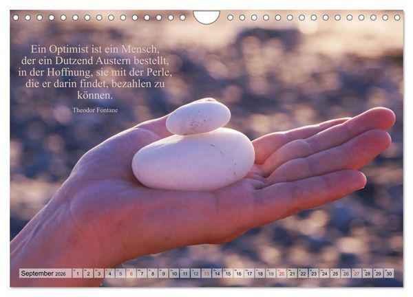 Produktbild: Weises (Wandkalender 2026 DIN A4 quer), CALVENDO Monatskalender