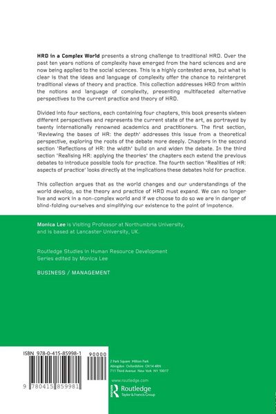 Produktbild: HRD in a Complex World
