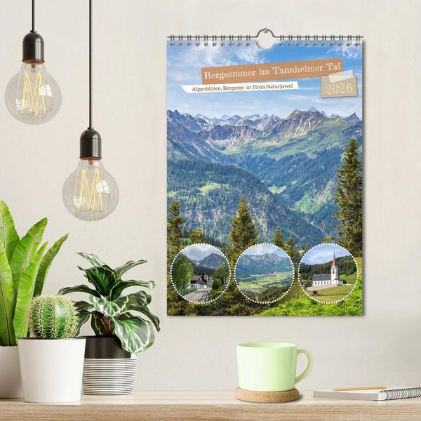 Produktbild: Bergsommer im Tannheimer Tal (Wandkalender 2026 DIN A4 hoch), CALVENDO Monatskalender