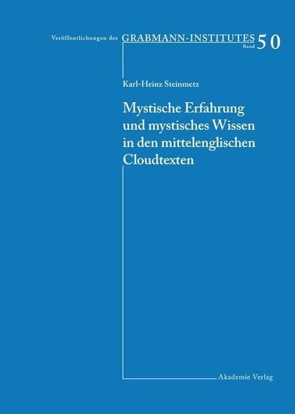 Produktbild: Mystische Erfahrung und mystisches Wissen in den mittelenglischen Cloud-Texten