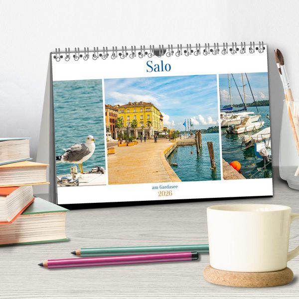 Produktbild: Salo am Gardasee (Tischkalender 2026 DIN A5 quer), CALVENDO Monatskalender